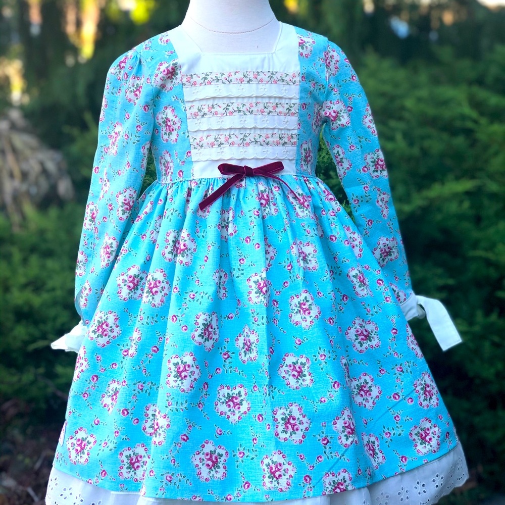 Beautiful handmade dress by me size toddler 3/4